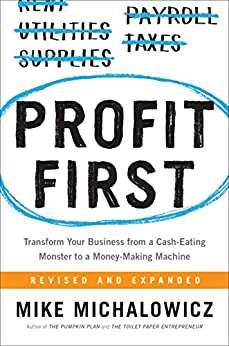 marketing book cover for profit first