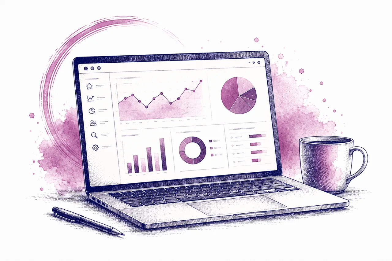 Watercolor illustration: using blog analytics to find your best time