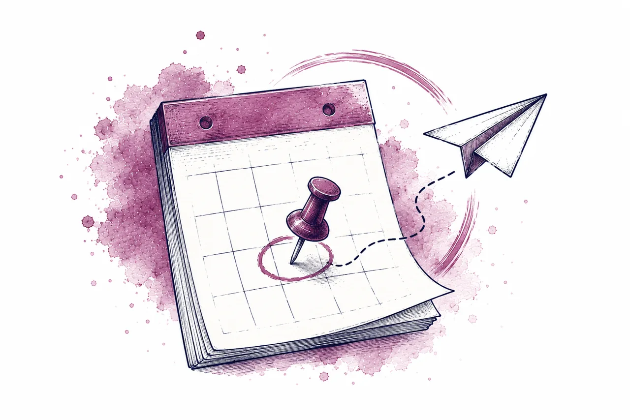 Watercolor illustration: why publishing timing matters