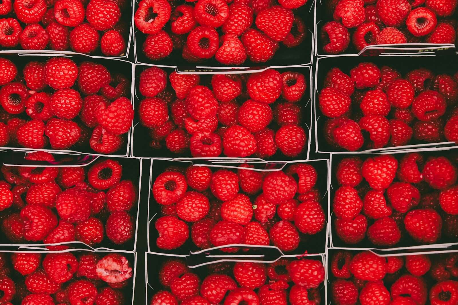 color meaning of red: bunch of red raspberries