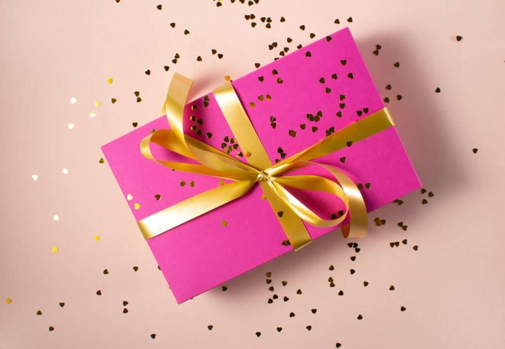 show customer appreciation with a wrapped gift box