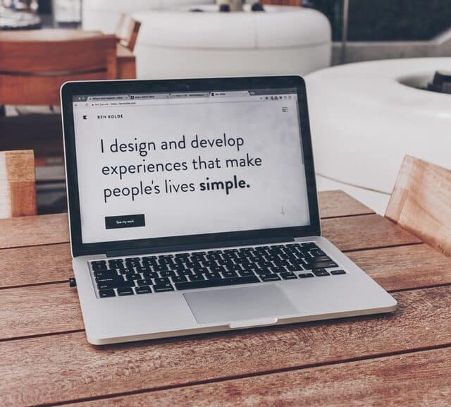 one page website