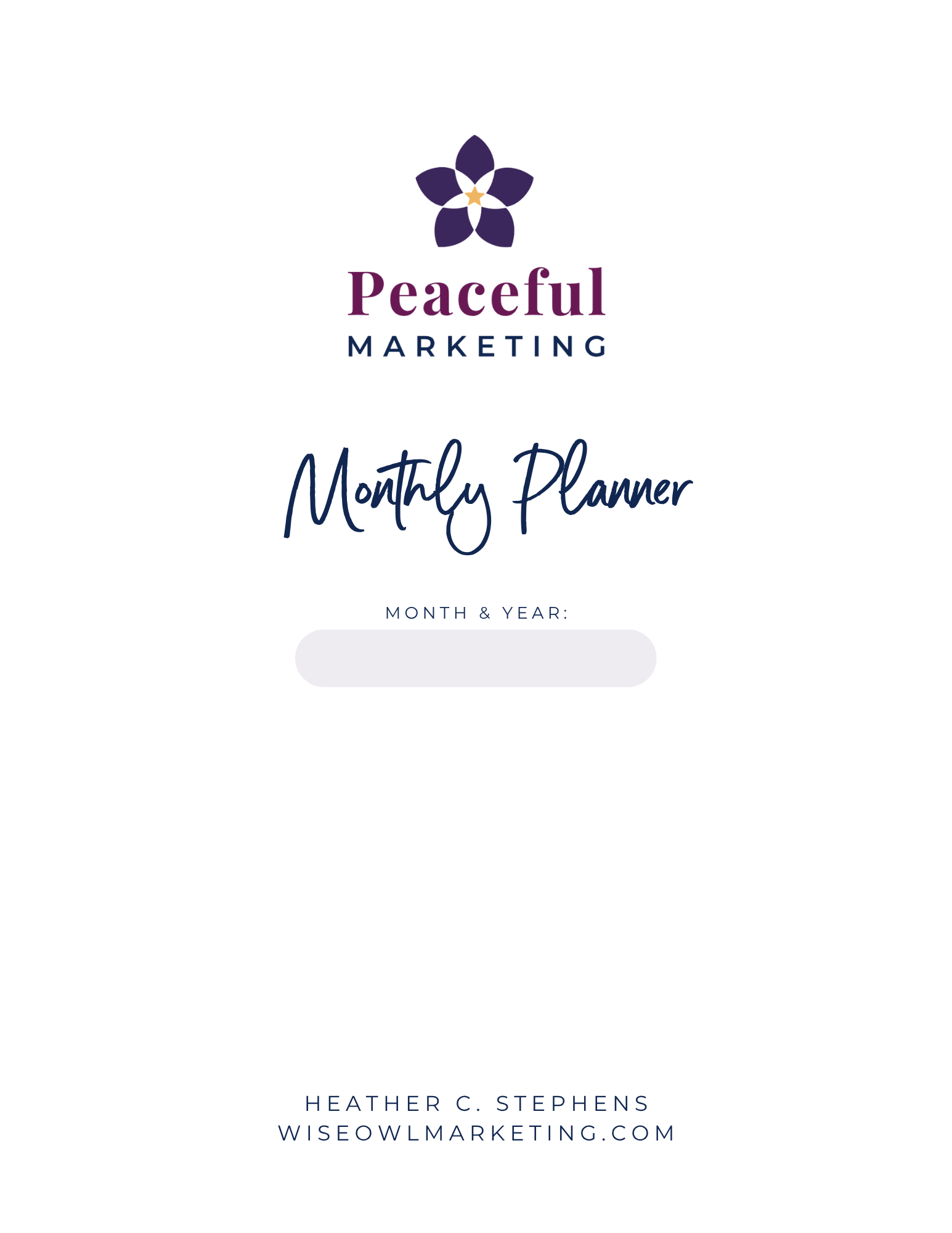 The 2026 Marketing Calendar + Monthly Planner