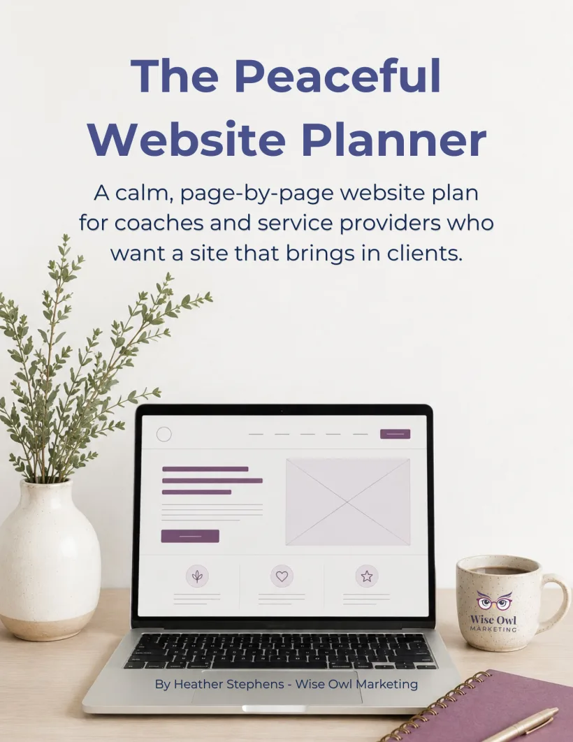 The Peaceful Website Planner