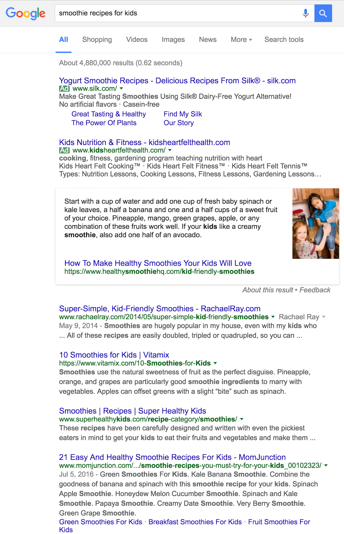 Google-Search keyword research