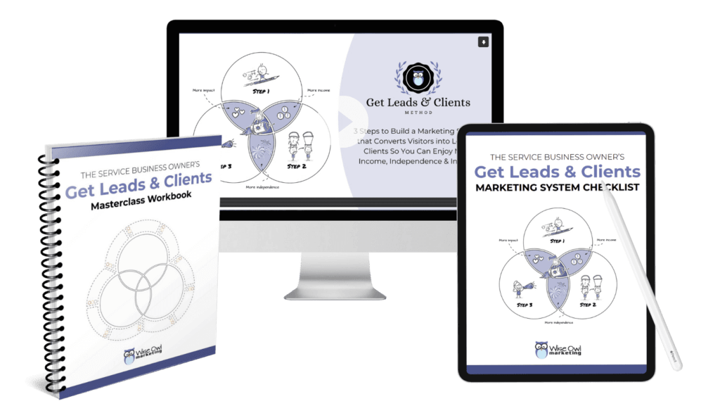 Get Leads & Clients Masterclass Mockup