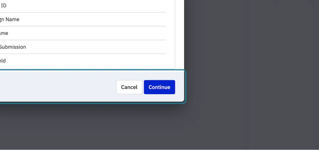 Step 13: screenshot of how to connect ActiveCampaign and Facebook Lead Ad Forms