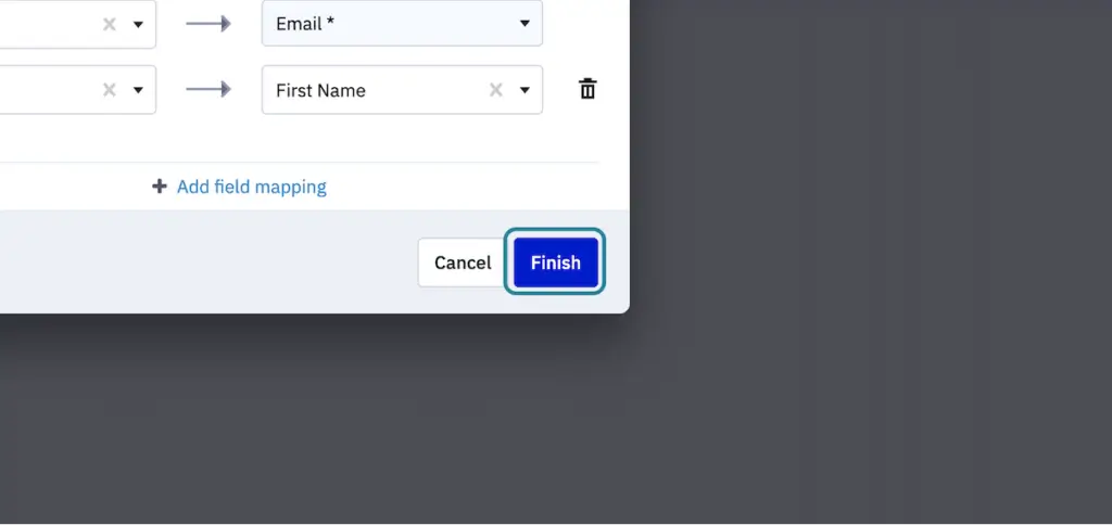Step 16: screenshot of how to connect ActiveCampaign and Facebook Lead Ad Forms