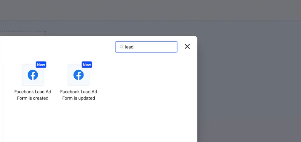 Step 20: screenshot of how to connect ActiveCampaign and Facebook Lead Ad Forms