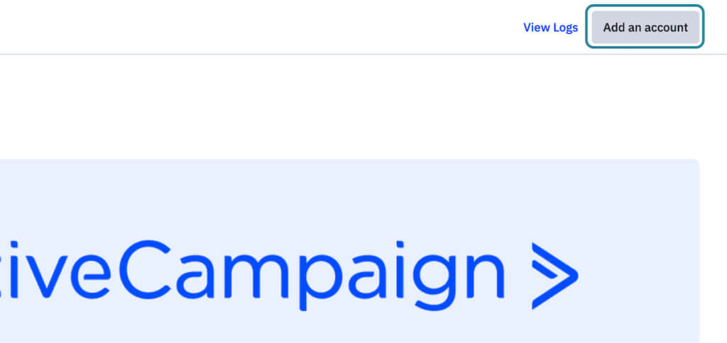 Step 4: screenshot of how to connect ActiveCampaign and Facebook Lead Ad Forms