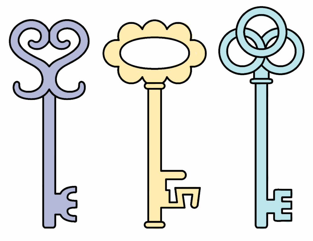 doodle skelaton keys