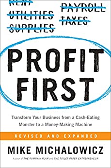 marketing book cover for profit first