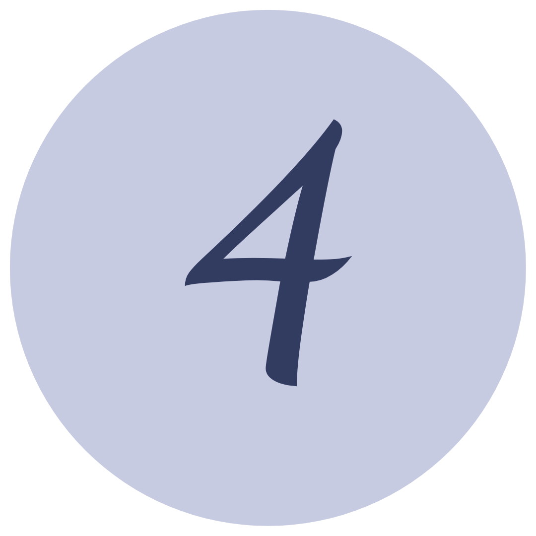 lavender number icon 4
