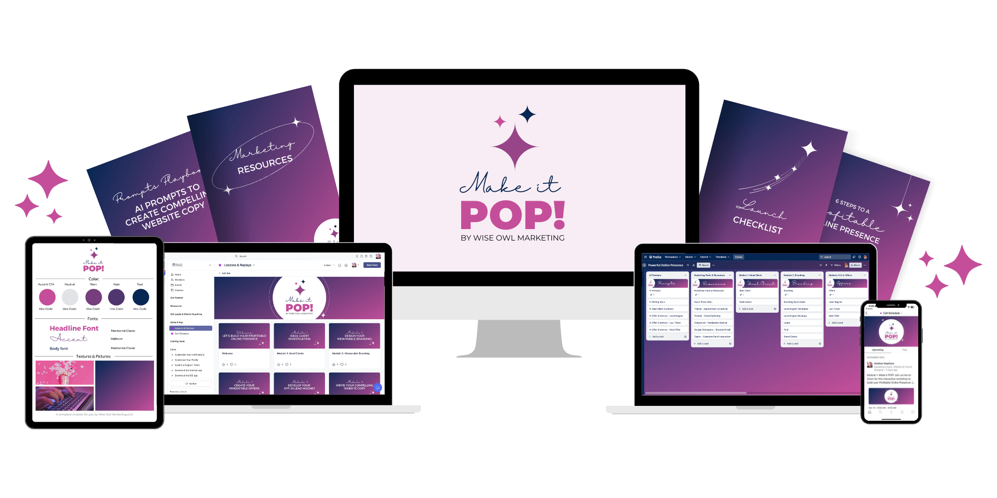 Make it POP! Mockup showing what you get when you purchase.