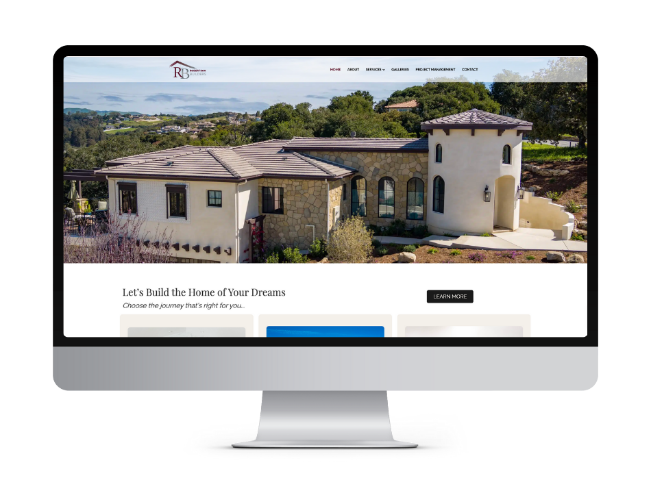 Custom Website Design After: BuildingContractor.com