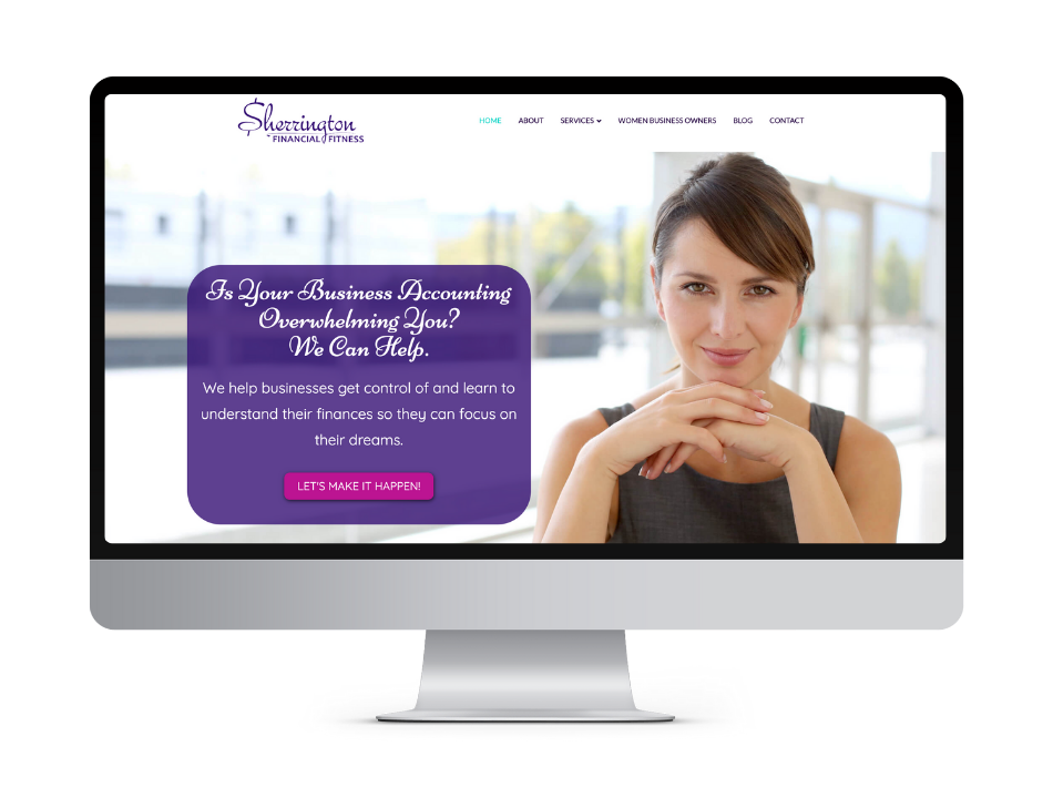 Custom Website Design After: SherringtonFinancial.com