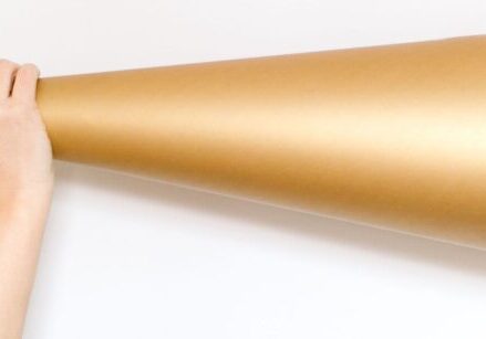 person holding gold megaphone for blog post "5 Reasons Why Entrepreneurs Struggle with Attracting Clients"