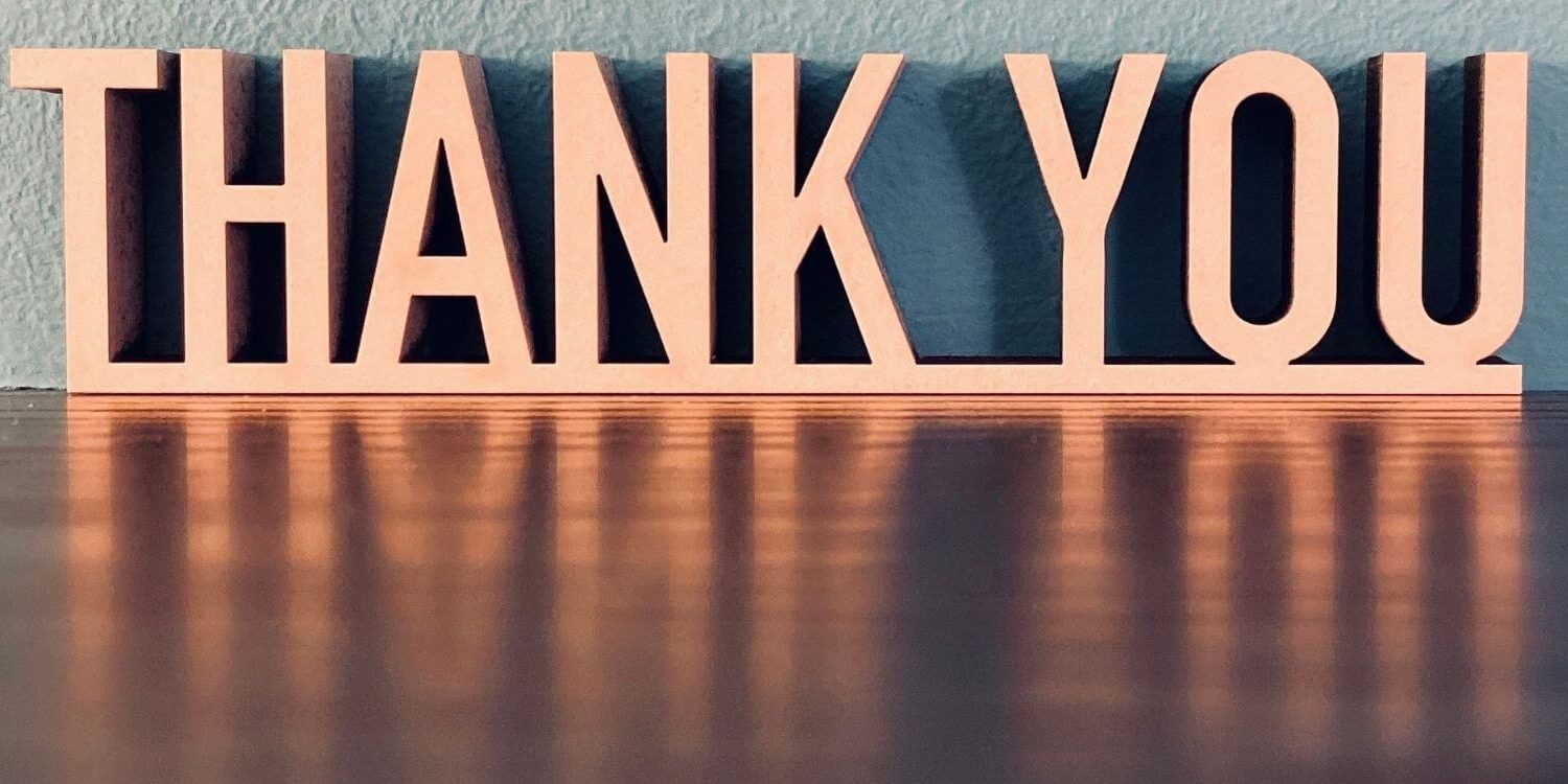 A Personal Thank You to My Mentors