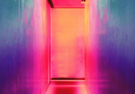 colorful hallway: color meanings and color theory for branding