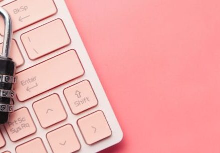 blog post thumbnail of keyboard with a lock and the title of of the post "Virtual Teams: 10 Ways to Keep Your Business Safe."