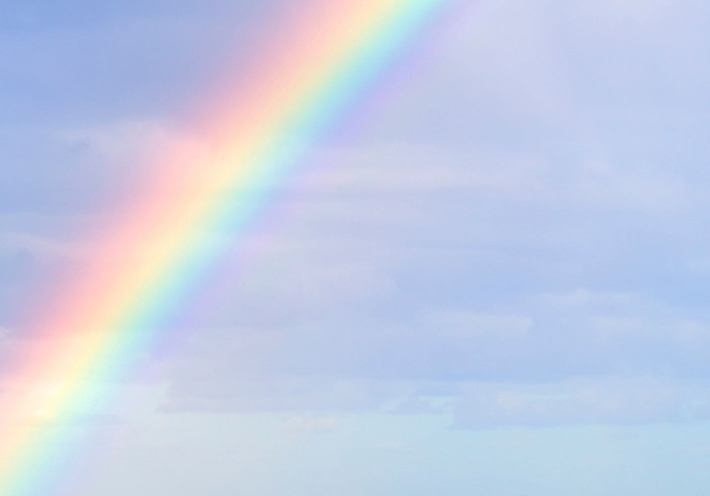 rainbow in the sky after a storm - business burnout