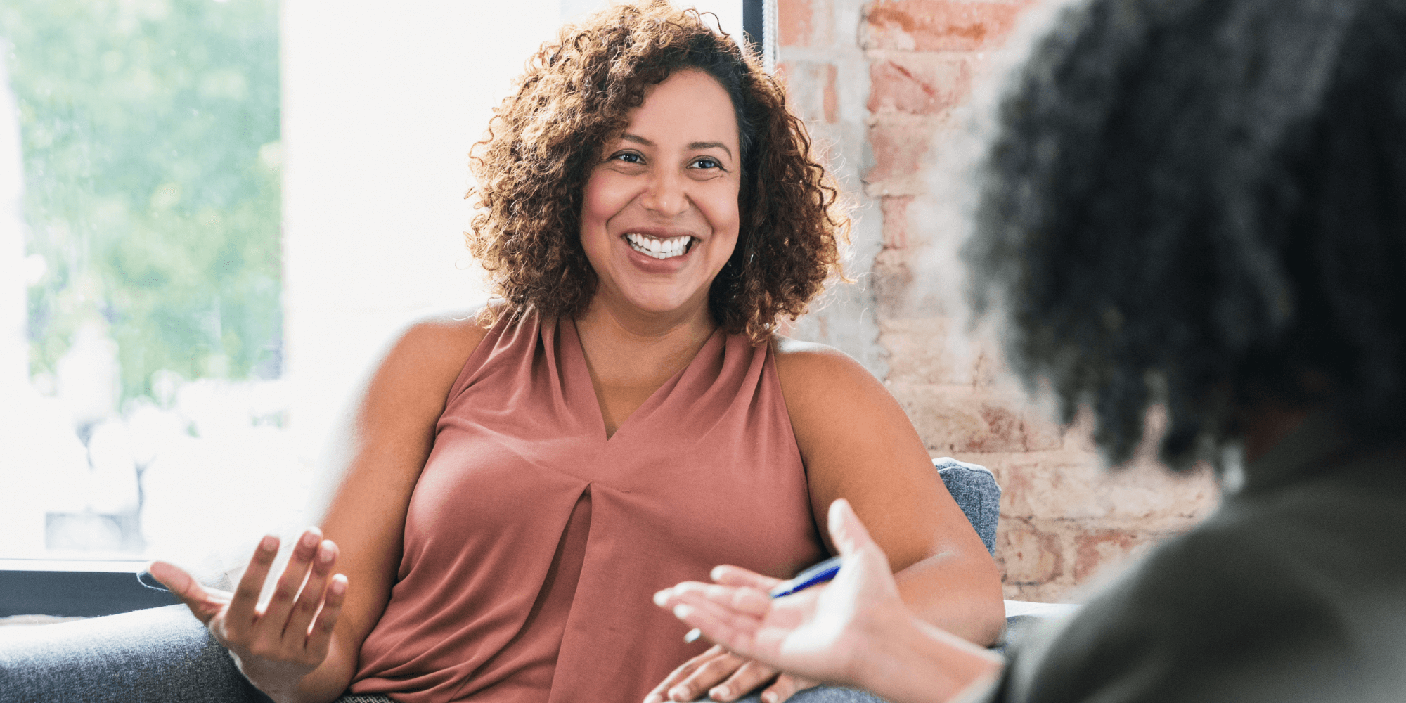 women in a therapy or counseling session